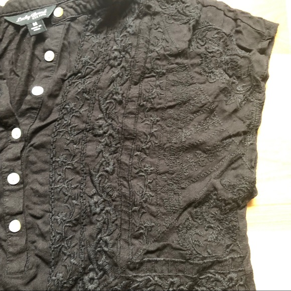 Lucky Brand Black Top - Picture 4 of 4